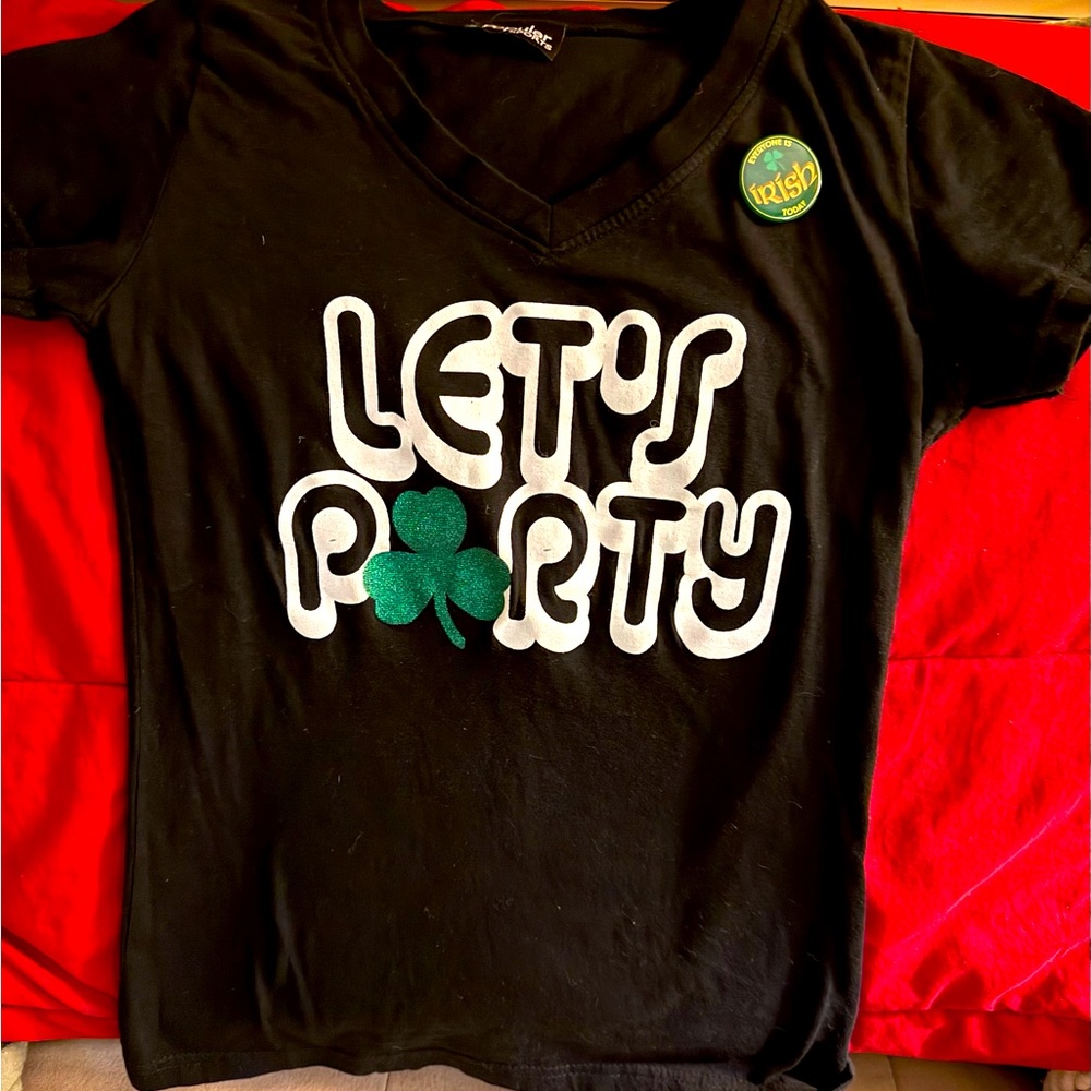 “Let’s Party” St Patrick Day Woman’s TShirt